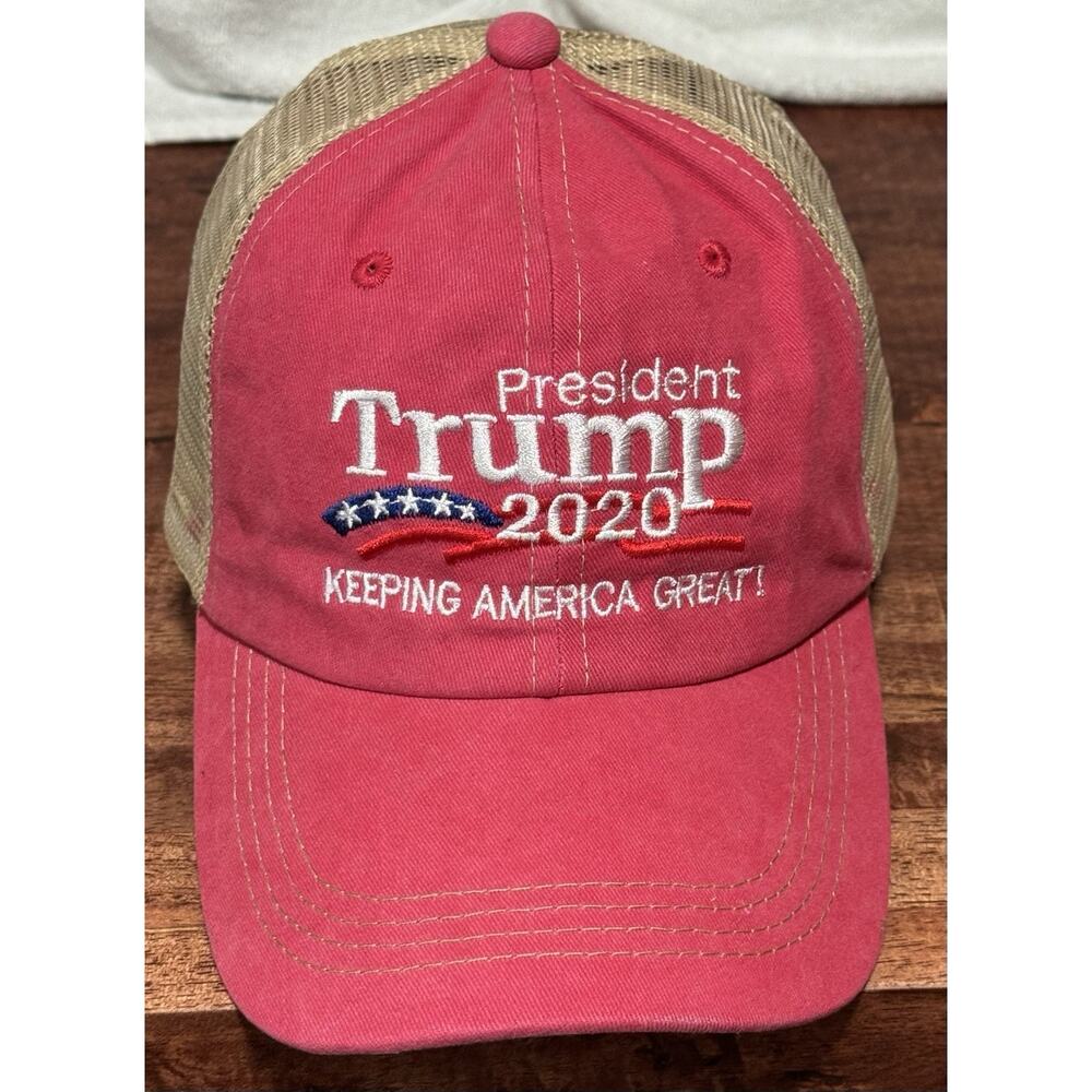 President Trump 2020 Keep America Great Trucker SnapBack Hat Cap